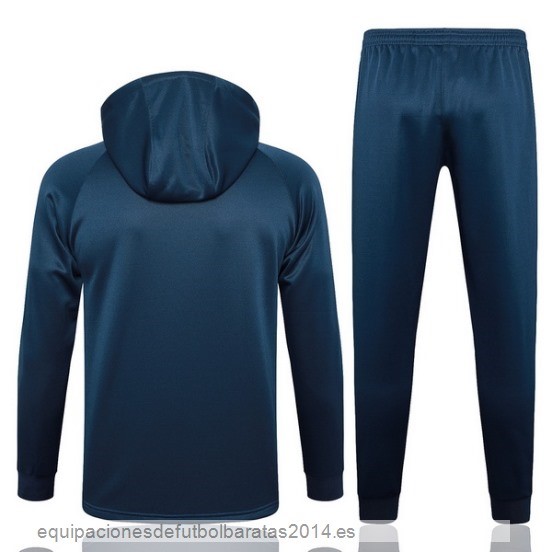 Nuevo Conjunto Completo Chaqueta Con Capucha Francia 2023 Azul Marino Baratas
